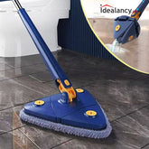 360° Rotatable Adjustable Cleaning Mop with Microfiber Mop Pad