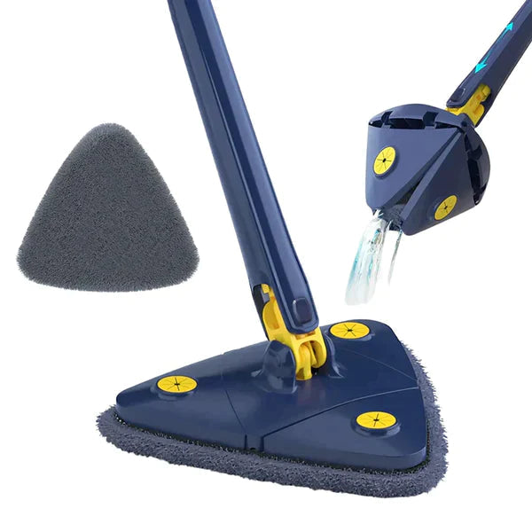 360° Rotatable Adjustable Cleaning Mop with Microfiber Mop Pad