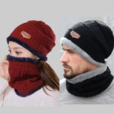 2pc Winter Cap Beanie Hat Cap Neck Warmer